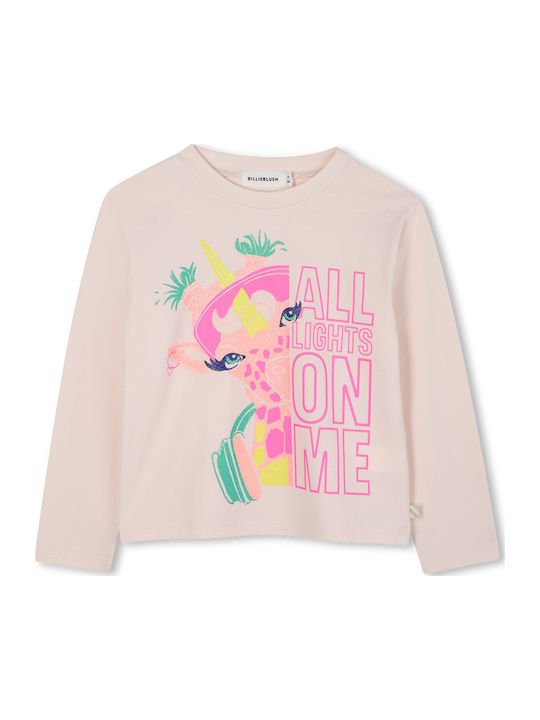 Bluză pentru copii Cu mânecă lungă Ecru-pink