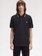 Polo Herrenbluse Kurzarm Schwarze