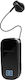 Borofone K60 In-ear Bluetooth Handsfree Ακουστικό Πέτου Μαύρο