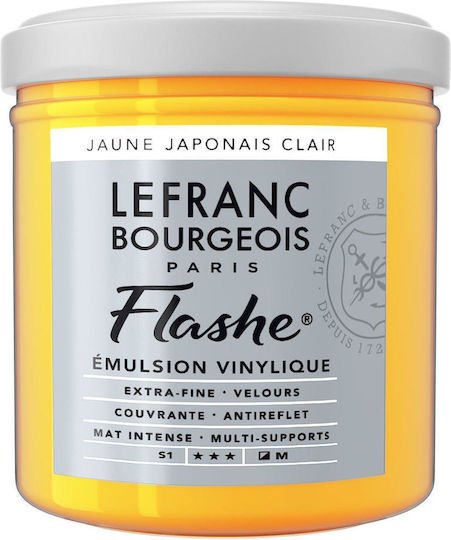 Lefranc & Bourgeois 125ml Flashe Acrylic 183 Series 1 Japanese Yellow