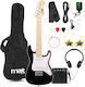 Max Gigkit Junior Electric Guitar Package 1/4 Black
