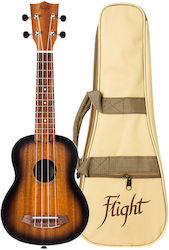 Flight Nus380 Soprano Ukulele Amber