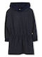 Children's Dress Metallic Blue