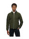 Men's Fleece Jacket Hooded Green