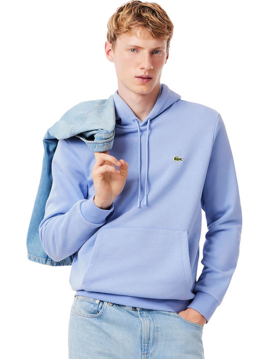 Lacoste Ζακέτα με Κουκούλα Purple