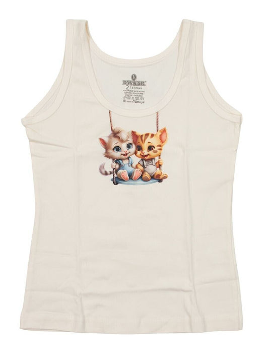 Baykar Kids' Undershirt Tank Top Ecru