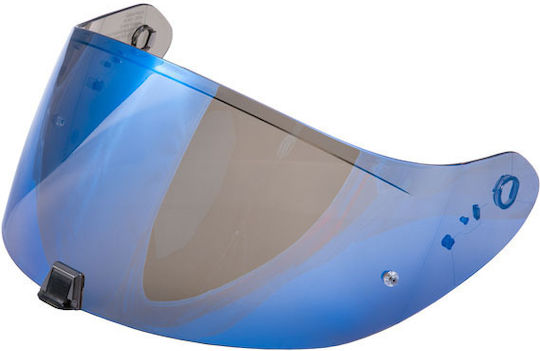 Козирка за Каска за Мотоциклет Синьо Огледално Scorpion Exo-1400 R1 520 Air/391 Visor Blue