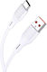 Kakusiga Редовна USB 2.0 Кабел USB-C мъжки - USB-A мъжки 15W Бял 1м (KSC-953-C-WH-100)