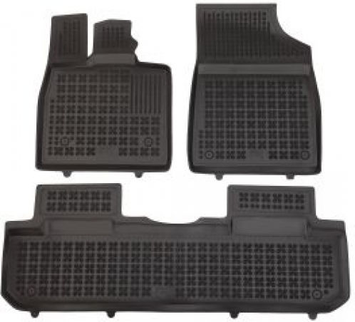 Rubber Car Mats Rezaw Plast Byd Seal U Dm-i Hybrid 2024+ Except Electric Raised Sides Type Set Front and Back 3 Pieces 205303