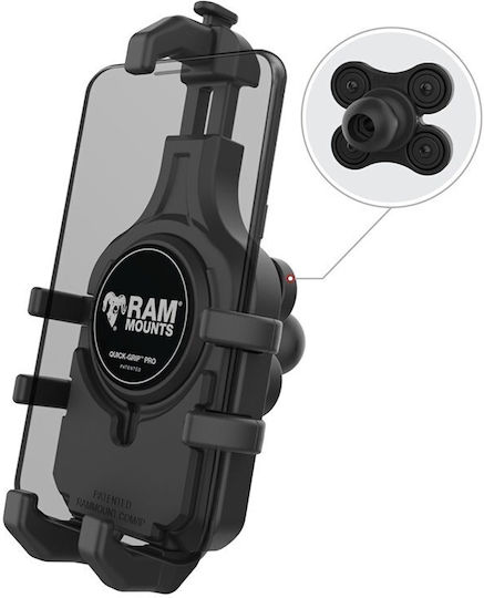 Βαση Κινητου Quick-grip Pro Μπιλια & Αποσβεστηρα Δονησεων Ram-hol-pd5bvu Ram Mounts