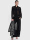 Women's Fabric Trousers Black