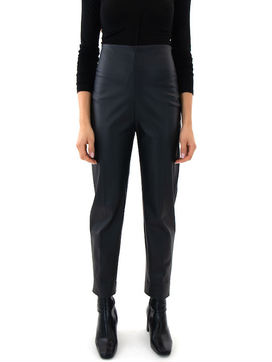 Zoya Faux Damen Hoch tailliert Stoff Hose in Sc...