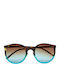 Okkia Unisex Sunglasses with Blue Frame and Blue Lens OK045HB