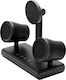 Energea Kabelloses Ladegerät Qi2 15W Gray (MagAudio Stand)