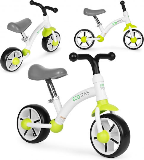Ecotoys Детски велосипед за баланс Зелен