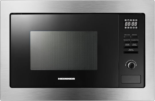 Heinner Cuptor cu microunde încorporat cu Grill 25lt Inox