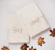Baby Bloom Christening Oilcloths Set Ecru 3 Pieces