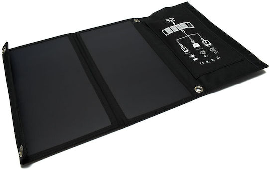 Foldable Solar Panel Charger 20W with USB Output for Portable Devices