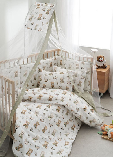 Vesta Home Baby Moskitonetz Für Kinderbett Grün