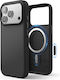 Elago Back Cover Piele Negru (iPhone 17 Pro)