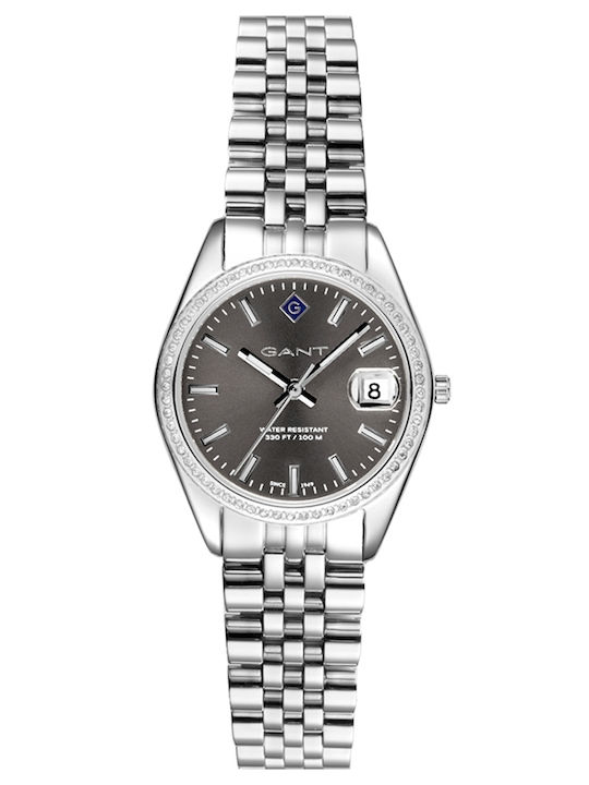 Gant Sussex Women's Watch with Silver Metal Bra...