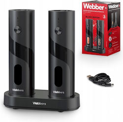 Webber Electric Spice Salt and Pepper Mill Set Webber Electric Spice Salt and Pepper Mill Set