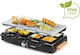 Domo Επιτραπέζια Ηλεκτρική Ψησταριά Raclette Λείας Πλάκας με Ρυθμιζόμενο Θερμοστάτη