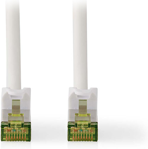 Nedis S/FTP Cat.7 (10Gbps) Καλώδιο Δικτύου Ethernet 1m Λευκό 7τμχ