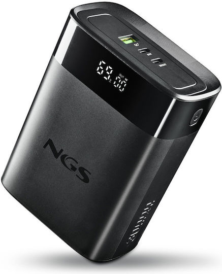 NGS TWIX30 Power Bank 30000mAh 140W με Θύρα USB-A και 2 Θύρες USB-C Power Delivery / Quick Charge 3.0 Μαύρο