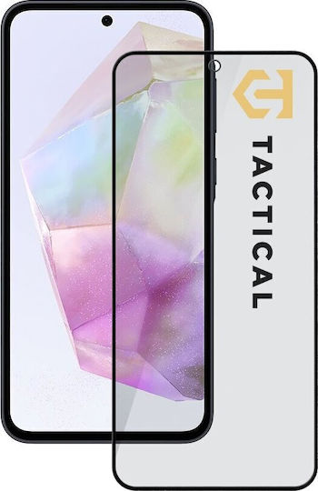 Tactical 5D 0.33mm Full Glue Privacy Tempered Glass Μαύρο (Galaxy A35)