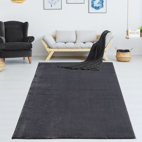 Χαλί Αντιολισθητικό Γούνινο 150x200cm Ανθρακί Χαλί Αντιολισθητικό Γούνινο 150x200cm Ανθρακί