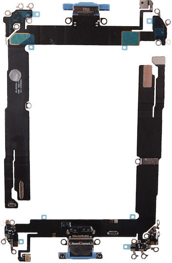 Iphone 16 Plus Type C Flex Cable Charging Connector + Audio Port Microphone Teal 3p