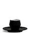 GTSA Cup Coffee Porcelain Black 300ml