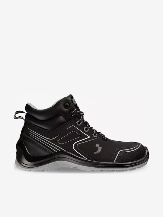 Safety Jogger Safety Boots Black S3S with CI, ESD, Slip Resistance