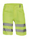 Cerva Reflektierend Arbeitsshorts Gelb