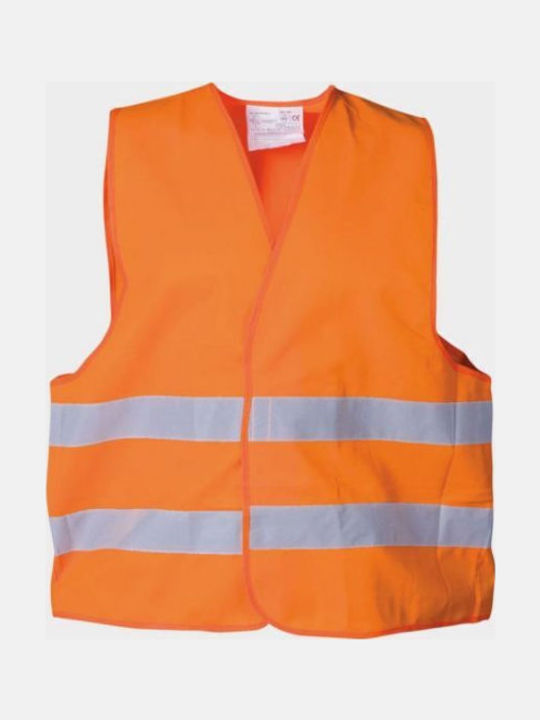 Stenso Men's Safety Vest with Reflective Film Orange