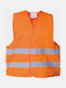 Stenso Men's Safety Vest with Reflective Film Orange