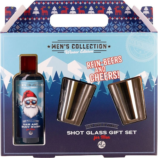 Accentra Men's Collection Winter Edition Skin Care Set for Body Cleaning 3pcs