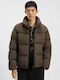 Benovo2541 Μπουφάν Puffer Καφέ