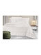 Guy Laroche Set Duvet Cover Cotton Satin 240x250cm Super King with 2 Pillowcases Elite Ivory-Beige