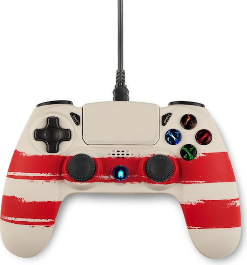 Spartan Gear Hoplite 2 Ενσύρματο Gamepad για PC / PS4 Redline