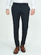 Trousers Chino Elastic in Slim Fit Dark Blue