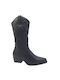 Damenstiefel Cowboy Schwarz