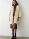 Long Women's Cardigan Ivory