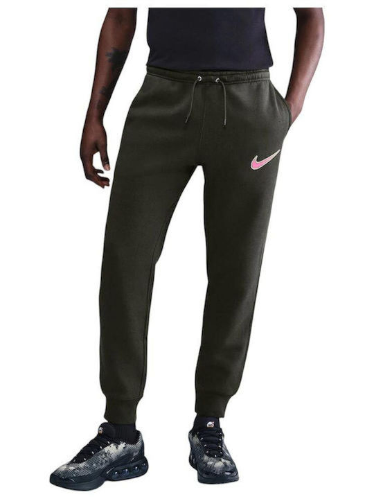 Nike Varsity Παντελόνι Φόρμας με Λάστιχο Μαυρο