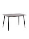 Rav Tisch Speisesaal Marble Grey, Black 120x70x75cm