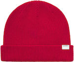 Gabba Beanie Männer Beanie Gestrickt in Rot Farbe