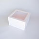 Disposable Pastry Shop Paper Box Window on the lid