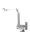 Grande U-Shaped Kitchen Faucet Counter Silver