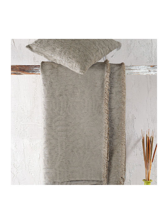 Rythmos Melie Ριχτάρι Πολυθρόνας Chenille 160x180εκ. Μπεζ 117-175-3025